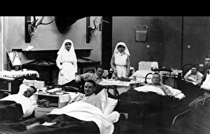 Fittings Gallery: Patients in B Ward at Quex Park VAD Hospital