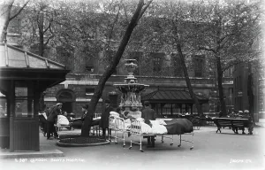 Moment Prints: Patients in the Courtyard of Barts Hospital