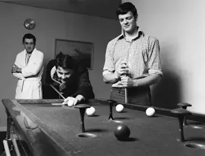 Hendon Prints: Patients playing bar billiards, Medical Centre, Hendon