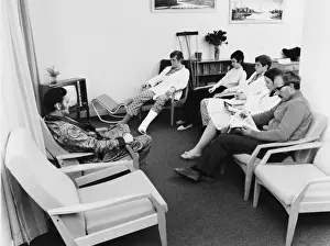 Bored Prints: Patients relaxing at the Medical Centre, Hendon