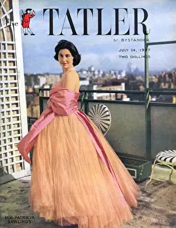Baroness Prints: Patricia Rawlings, Tatler cover July 1957