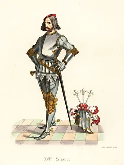 Schneider Prints: Patrician of Nuremberg in armour, 16th century