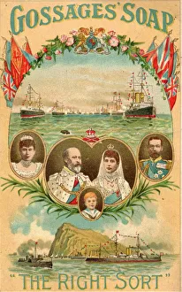 Unattributed Prints: Patriotic advert for Gossages Soap