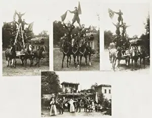 Patriotic Black Sea Turkish Horse Display Team