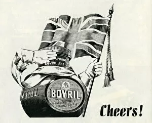 Survival Gallery: Patriotic Bovril advertisement during WW2