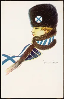Finnish Gallery: Patriotic Finnish Girl