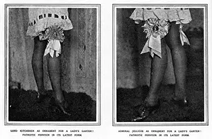 Jellicoe Prints: Patriotic garters, WW1