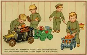 Patriotic German children
