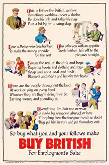 Patriotic poster, Buy British - What you & your fellows make Patriotic poster, Buy British - What you & your fellows make