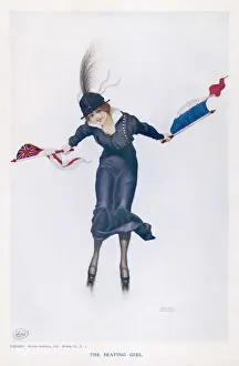 PATRIOTIC SKATER 1914