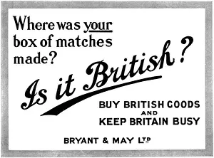 Patriotism / Matchbox 1928