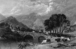 Westmoreland Prints: Patterdale Bridge, Lake District