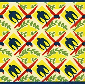 A pattern of birds