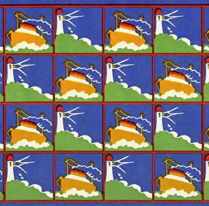 A pattern of ships