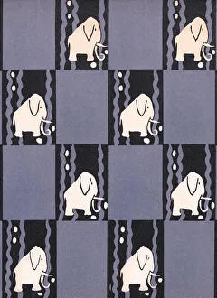 Endpaper Prints: Patterned endpaper