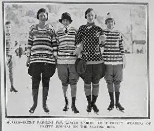 Patterned jumpers, fashions