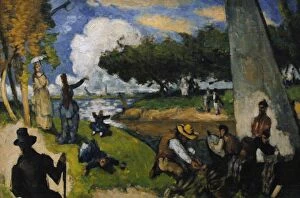 Images Dated 31st May 2008: Paul Cezanne (1839-1906). The Fishermen (Fantastic Scene). C