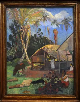 Paul Gauguin (1848-1903). French painter. Black Pigs, 1891