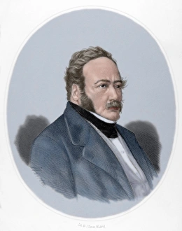 Images Dated 9th February 2014: Paul de Kock (1793-1871). Engraving. Colored
