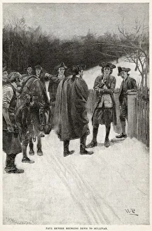 Leads Collection: Paul Revere tells Sullivan news which leads him to attack Fort William & Mary Date: 13 December 1774
