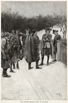 Tells Prints: Paul Revere tells Sullivan news which leads him to attack Fort William & Mary Date: 13 December 1774