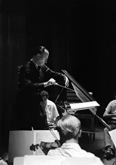 Paul Sacher Condting at the Aldeburgh Festival 1961