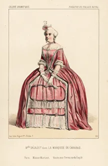 Pauline Gallery: Pauline Dejazet in La Marquise de Carabas, 1843