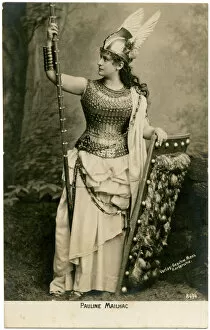 Shield Collection: Pauline Mailhac - Austrian Soprano - Role of Brunhilde
