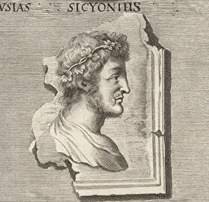 Philipp Kilian Prints: Pausias, ancient Greek painter, 4th century BC