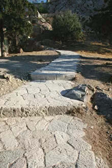 Images Dated 23rd August 2005: Paved road to climb Acropolis. Athens. Greece