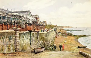 Pavilion and Beach, Clacton on Sea, Essex