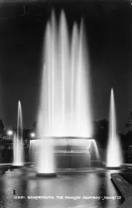 Attraction Prints: The Pavilion Fountains at Night