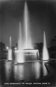 Jets Prints: The Pavilion Fountains at Night