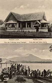Images Dated 24th February 2017: Pavilion and lake, Soekaboemi, West Java, Indonesia
