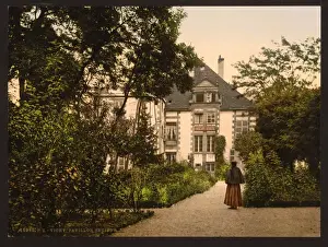 Vichy Prints: Pavilion Sevgne (i. e. Sevigne), Vichy, France