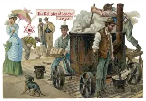 Delights Prints: Paving a London Street