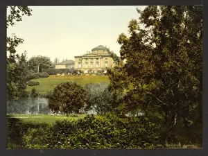 Petersburg Prints: Pawlowsk, (i. e. Pavlovsk), the Castle, St. Petersburg, Russ