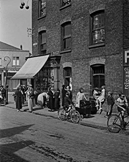 Sunblind Prints: Pawnbrokers shop, East London