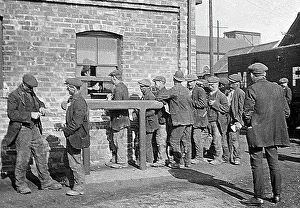 Pay day at a coal mine