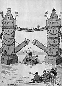 Landmarks Prints: Peace Celebrations by William Heath Robinson