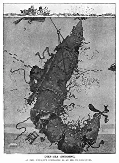 When Peace Comes Along by Heath Robinson, WW1