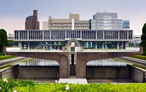 Images Dated 5th July 2015: Peace flame in the Hiroshima Peace Memorial Park, Hiroshima
