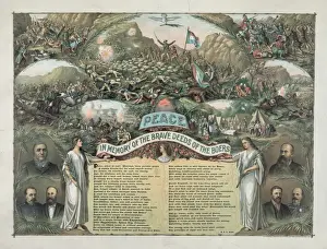 Deeds Prints: Peace. In memory of the brave deeds of the Boers