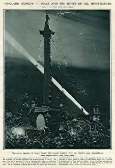 Searchlight Prints: Peace night 1919