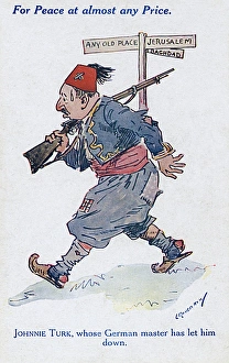 Abandoning Gallery: For Peace at almost any price - Johnnie Turk flees - WWI