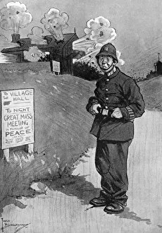 Peace, Un-Perfect Peace, WW1 cartoon, Fred Buchanan