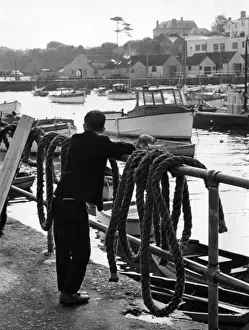Peaceful scene at Paignton Harbour, Devon