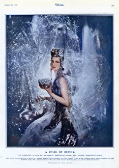 Beaton Gallery: A Pearl of Beauty by Cecil Beaton in The Sketch, 1930