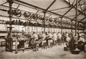 Merksplas Prints: Pearl Button Making at Merxplas Labour Colony, Belgium
