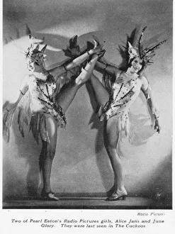 Two of the Pearl Eaton's Radio Pictures girls Two of the Pearl Eaton's Radio Pictures girls